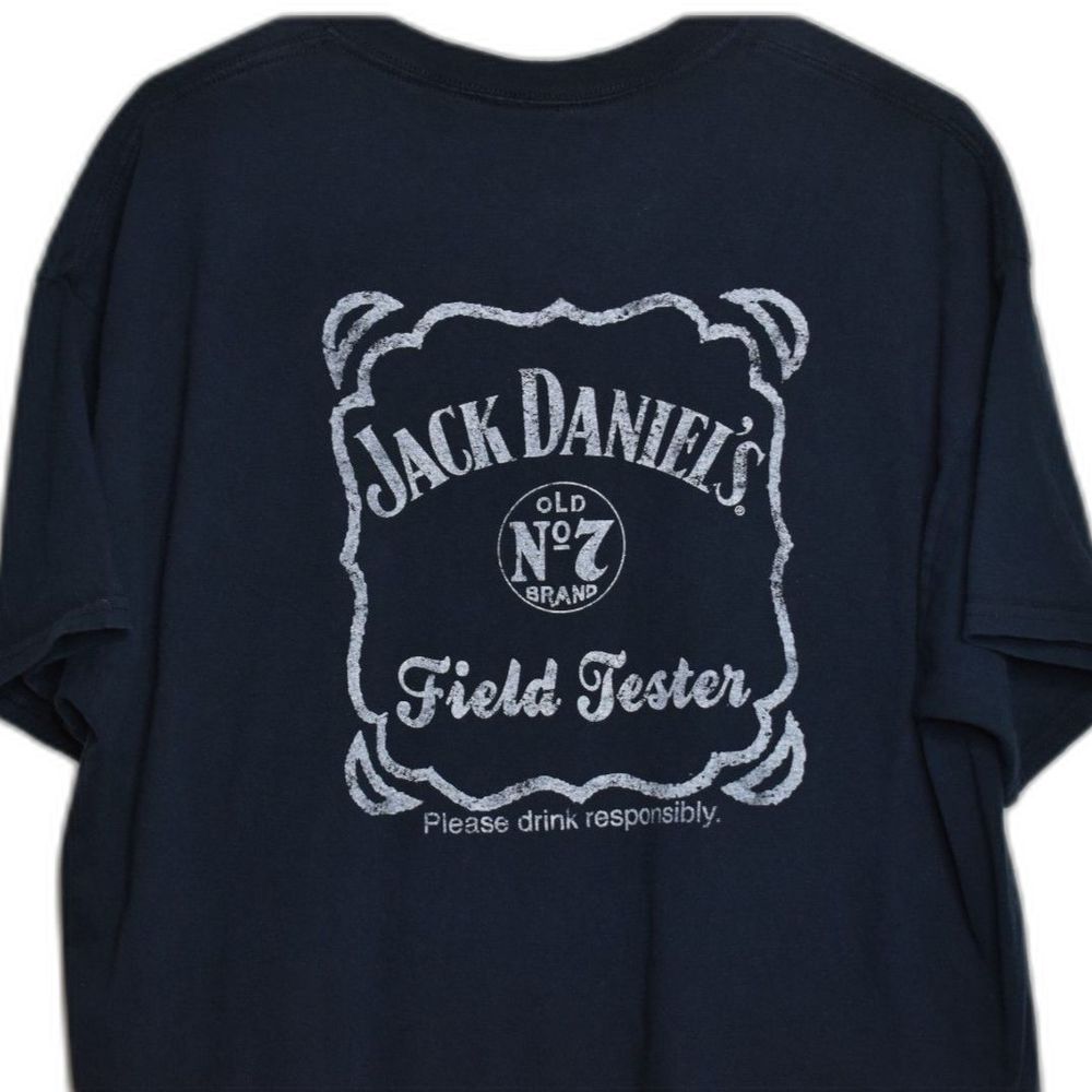 Jack Daniels Whiskey Field Tester Short Sleeve Graphic Tee